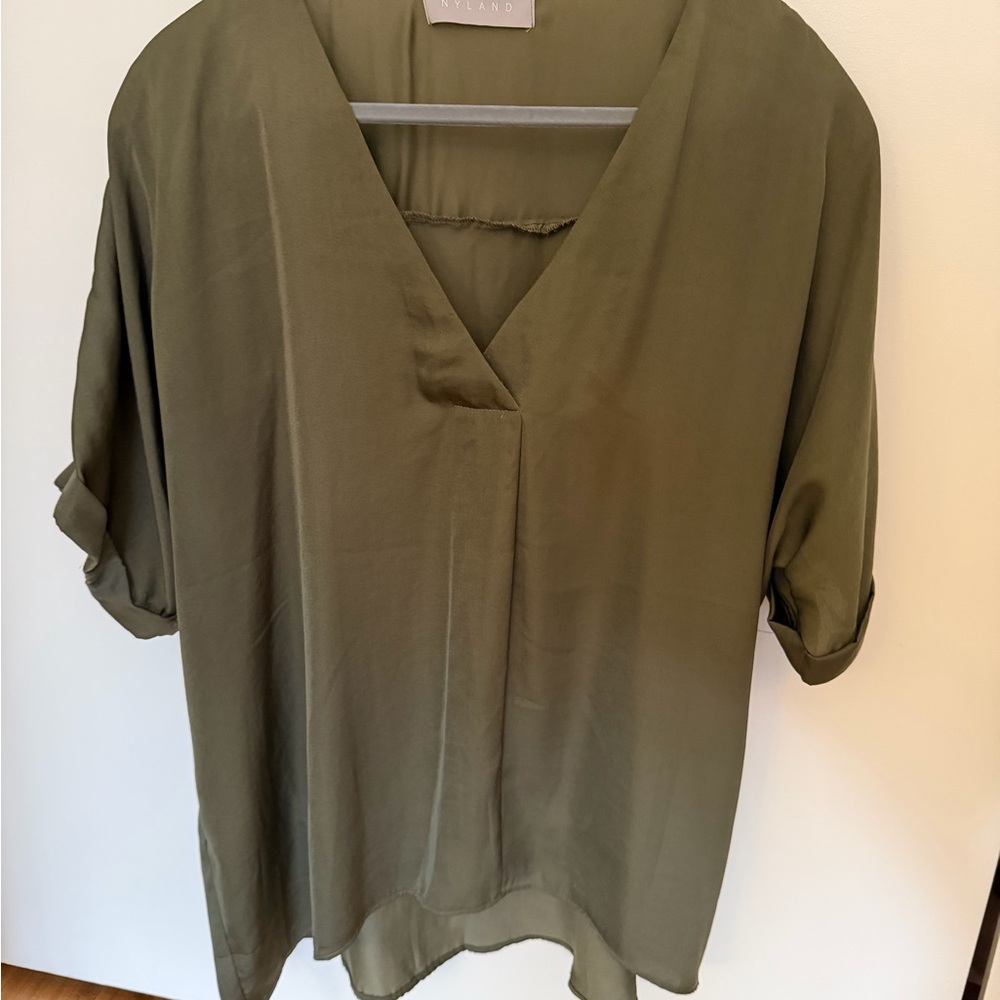 Nyland Olive Green Women's Blouse
